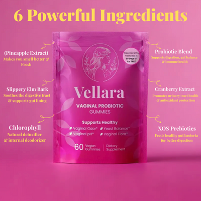 Vellara Vaginal Probiotic Gummies